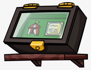 Fall Fair 2007 Prize Booth Circus Tent Pin Case - Club Penguin Fall Fair #1720725