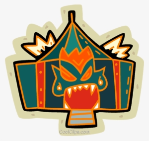 Circus Tent Royalty Free Vector Clip Art Illustration #1720730