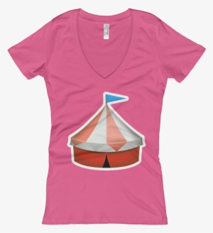 Women's Emoji V Neck #1720879