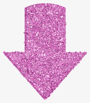 Pink Glitter Arrow Png - Sparkly Arrow Png #1721135