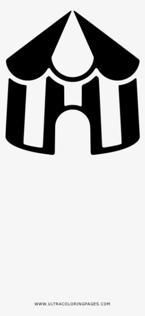 Circus Tent Coloring Page - Emblem #1721201