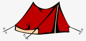 Vector Royalty Free Download Camping Tent Clipart - Tent Clipart #1721227