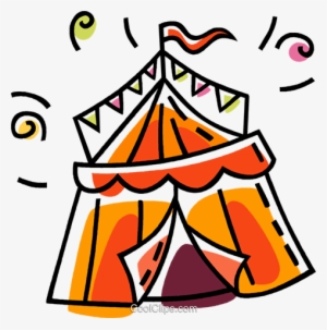 Circus Tent Royalty Free Vector Clip Art Illustration - Circus Tent #1721233