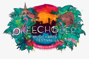 Png Transparent Acid Drawing Psychedelic - Okeechobee Fest 2018 Lineup #1721250