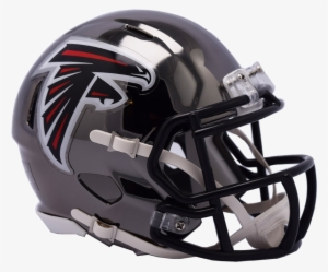 Nfl Atlanta Falcons Riddell Chrome Mini Speed Helmet - Atlanta Falcons 2018 Helmet #1721260