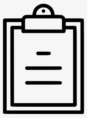 Board Buffer Text List Svg Png Icon - Checklist Pen Icon Png #1721445