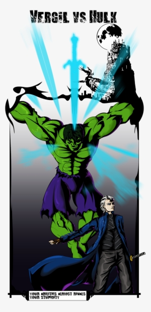 Pardon My Different Colour/shading Styles In Each Character - Vergil Vs Hulk #1721534