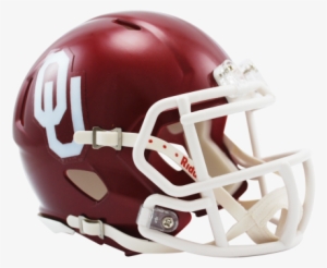 Oklahoma Sooners Ncaa Speed Mini Helmet - Oklahoma Sooners Ncaa Mini Speed Football Helmet #1721671