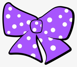 Purple Polka Dot Bow #1721715