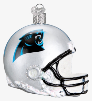 Carolina Panthers Helmet 70517 Old World Christmas - Old World Christmas Glass Blown Ornament With S-hook, #1721913