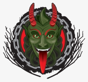 Vintage Postcard Images Depicting Krampus Are From - Illustration #1722345