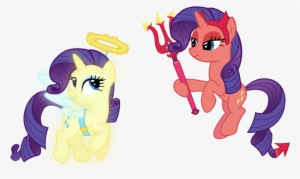 Absurd Res, Angel, Angel Rarity, Artist - Rarity Angel And Demon #1722393