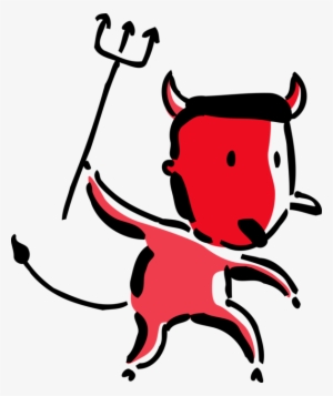 Vector Illustration Of Demonic Businessman Devil Satan - Cartoon #1722511