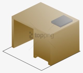 Desk Clipart Wood Table - Desk #1722887