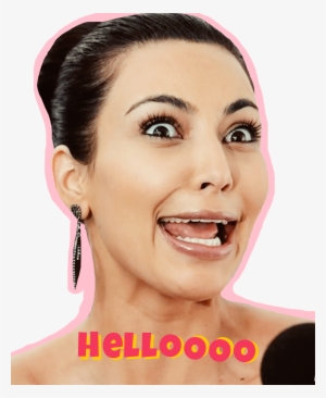 Ftestickers Sticker - Kim Kardashian Funny Face #1723379 Ftestickers Sticker - Kim Kardashian Funny Face #1723379