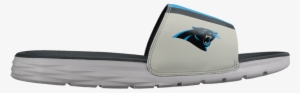 Solarsoft Nike Slides Carolina Panthers Official Shop - Nike Men's Benassi Solarsoft Team Slides, Gray #1723757
