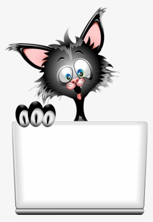 Cute Illustration, Cool Cats, Witch Cat, Cat Art, Halloween - Molduras Gato Png #1724732