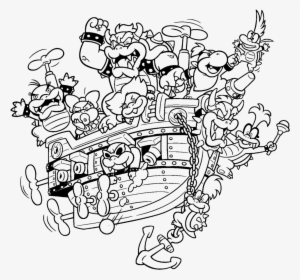 Bowser Jr Mask Coloring Page - Bowser Jr. #1724814