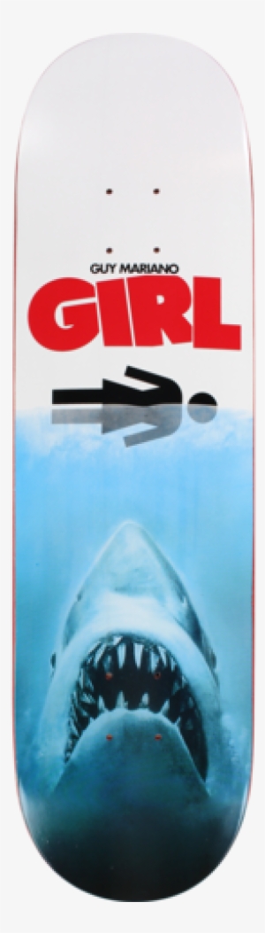 Girl Mariano Shark Attack Skateboard Deck - Jaws Poster #1725462