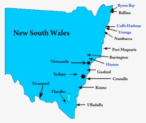 New South Wales Shark Attack News - Map Of Nsw Gosford #1725680