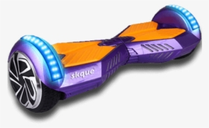 Skque Hoverboard With Bluetooth - Orange And Purple Hoverboards #1726017