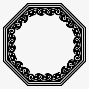 Picture Frames Octagon Shape Ornament Square - Shape #1726152