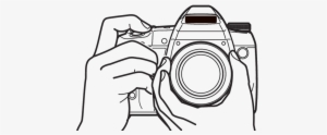 Collection Of Photographer With Camera Drawing Png - Dslr Camera Illustration Png #1726266