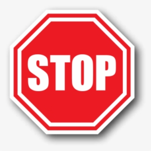 Durastripe Floor Red Octagonal Stop Safety Sign - Safety Signs In The Workshop #1726397