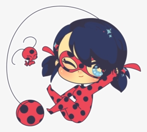 Drawing Ladybug Miraculous Tale - Kawaii Ladybug And Cat Noir #1726543