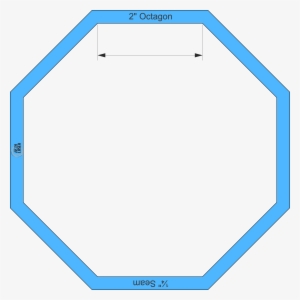 Octagon 2″ Inch Acrylic Template I Spy With ¼” Seam - Inch #1726621