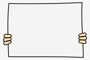 This Free Icons Png Design Of Banner With Hands #1727637