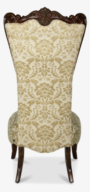 Imperial Court High Back Wood Trim Chair Group 1 Option - Aico Imperial Court High Back Chair | Champagne #1727911