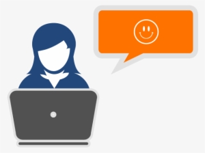 Customer Satisfaction - People With Laptop Icon #1728447