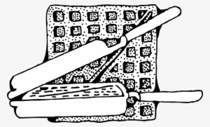 Free Vector Waffle And Waffle Iron Clip Art - Waffle Dibujo Para Colorear #1728606