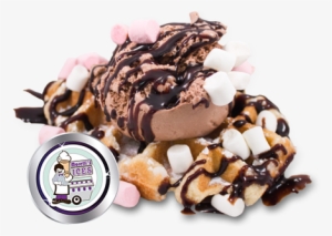 Chocolate Waffle - Waffle Sauce Chocolate Png #1729157