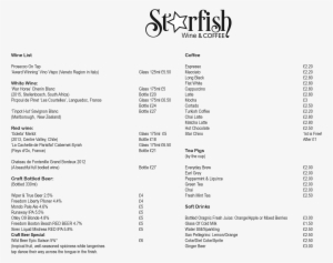 Drinks Menu - Number #1729238