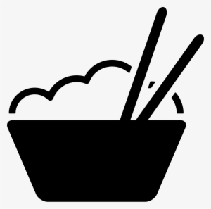 Bowl With Rice And Chopsticks Comments - Icono De Arroz #1730066