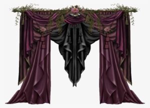 Gothic Curtains Png - Photography #1730364