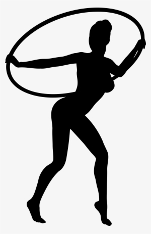 This Free Icons Png Design Of Girl Dancing With Hoop #1730388