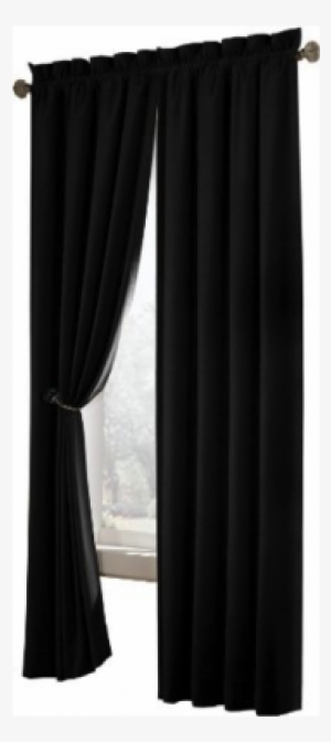 Maytex Velvet Blackout Panel, Red, 40 In. X 84 In. #1730474