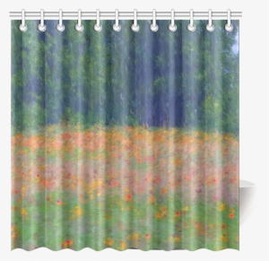 Colorful Floral Carpet Shower Curtain 69"x70" #1730712