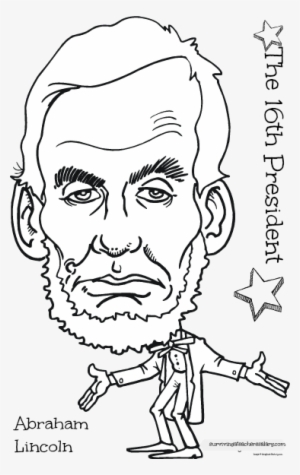President Abraham Lincoln Coloring Sheet - Abraam Lincoln Para Dibujar #1731208