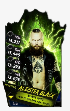 Supercard Aleisterblack S3 14 Wrestlemania33 Fusion - Wwe Supercard Monster Cards #1731345