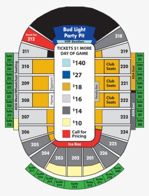 1819 Gbg Seatingv2 - Green Bay Gamblers Hockey Seats #1731518