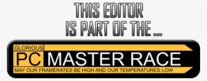 Nloe Platform - Pc Master Race Banner #1731626