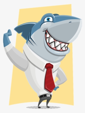 Shark - Funny Shark Clipart Png #1731704