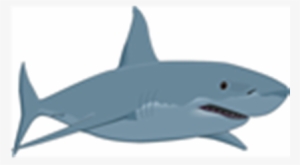 Cartoon Fish Great White Shark - Cartoon Great White Shark #1731920