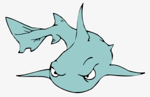 Bull Shark Clipart Angry Shark Pencil And In Color - Shark #1731924