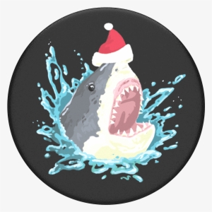 Shark Ate Santa - Shark Ate Santa Popsockets Popgrip #1732118