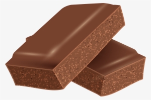 Chocolate Clipart Chocolate Piece - Chocolate Pieces Png #1732387
